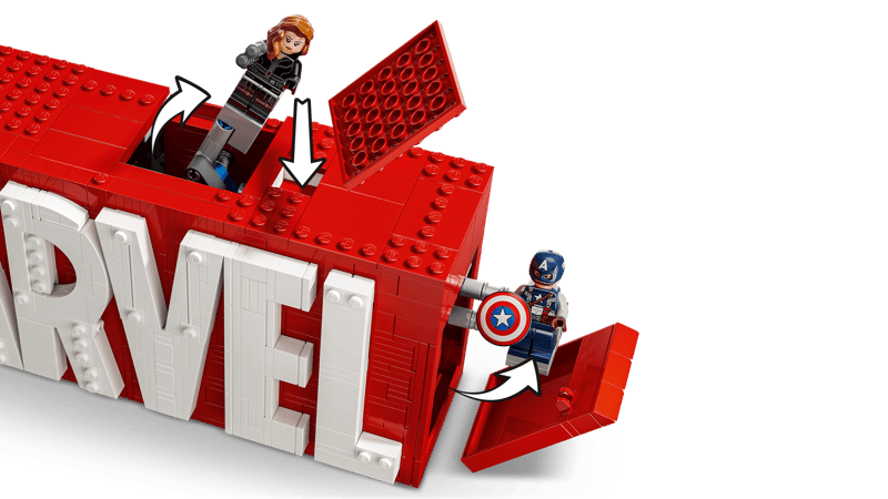 MARVEL logo en minifiguren - 4
