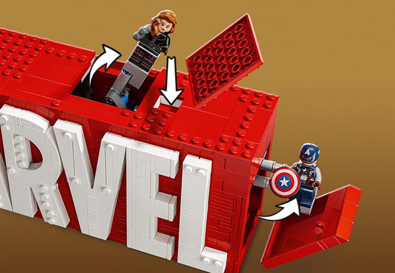 MARVEL logo en minifiguren - 8