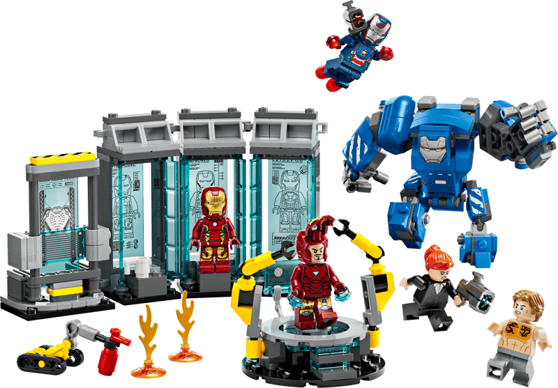 LEGO Iron Mans laboratorium: harnasruimte