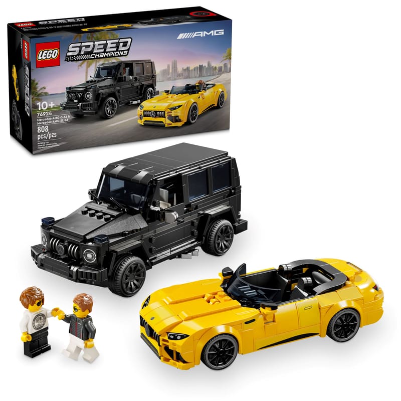 LEGO Mercedes-AMG G 63 en Mercedes-AMG SL 63