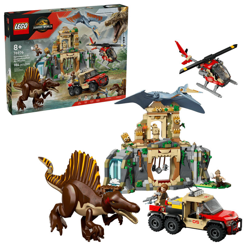 Spinosaurus en Quetzalcoatlus luchtmissi - 2