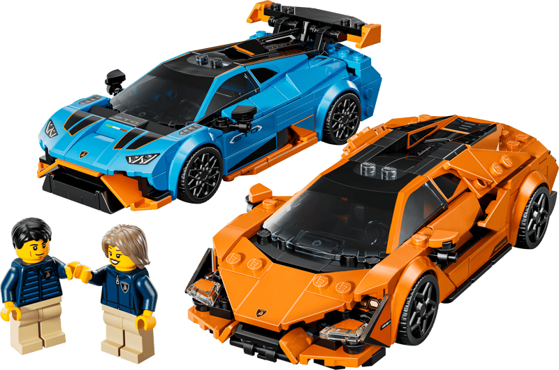 LEGO Lamborghini Revuelto en Huracán STO