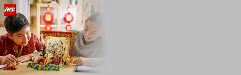 Display met galopperende paarden - 14