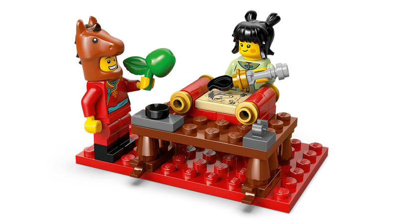 Display met galopperende paarden - 5